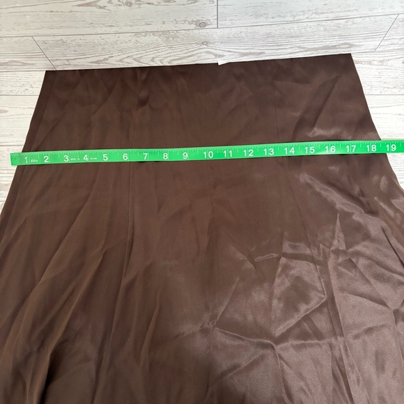 Vintage Escada Dark Brown Silk Midi Dress - Picture 9 of 9